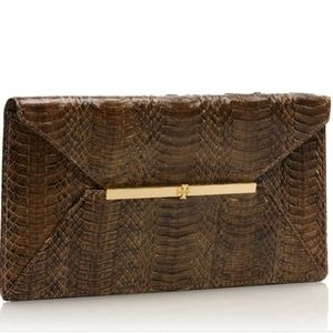Tory Burch Mya Snake Clutch
